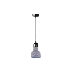 Lustr na lanku TERRAZZO 1xE27/60W/230V pr. 12 cm šedá