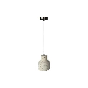 Lustr na lanku TERRAZZO 1xE27/60W/230V pr. 12 cm krémová
