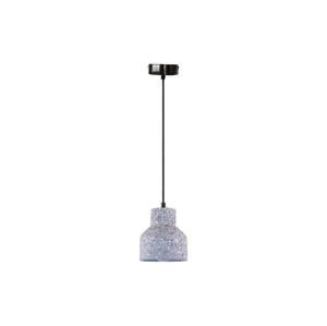 Lustr na lanku TERRAZZO 1xE27/60W/230V pr. 12 cm šedá
