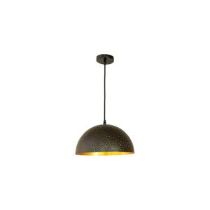Lustr na lanku 1xE27/60W/230V pr. 30 cm černá