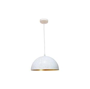 Lustr na lanku 1xE27/60W/230V pr. 30 cm bílá