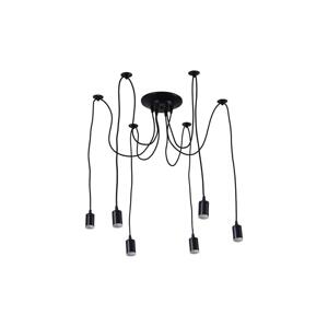Napájecí kabel 6xE27/60W/230V černá