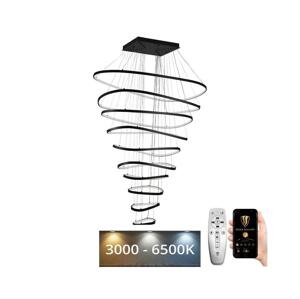 LED Stmívatelný lustr na lanku LED/370W/230V 3000-6500K + dálkové ovládání