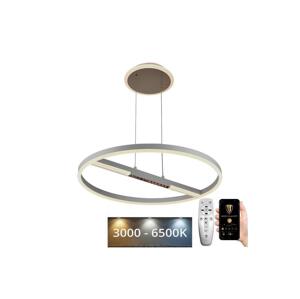 LED Stmívatelný lustr na lanku LED/75W/230V 3000-6500K + dálkové ovládání