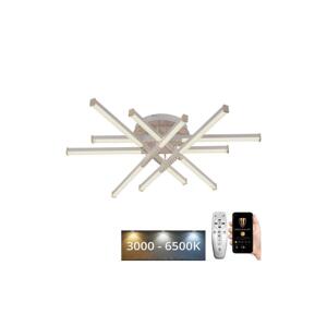 LED Stmívatelný přisazený lustr LED/90W/230V 3000-6500K + dálkové ovládání