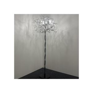 Křišťálová stojací lampa 5xG9/40W/230V černá