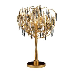 Křišťálová stolní lampa 5xG9/40W/230V zlatá