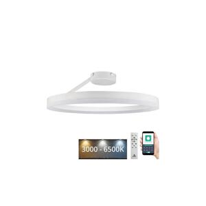 LED Stmívatelný přisazený lustr LED/40W/230V 3000-6500K bílá + dálkové ovládání