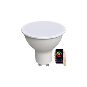 LED RGBW Stmívatelná žárovka GU10/4,5W/230V 2700-6500K Wi-Fi Tuya