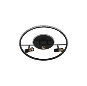 LED Stmívatelné stropní svítidlo LED/60W/230V 3000-6500K černá +dálkové ovládání