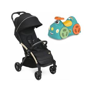 Chicco Chicco - Sportovní kočárek GOODY XPLUS Black Re_Lux Eco+ + odrážedlo ALL AROUND