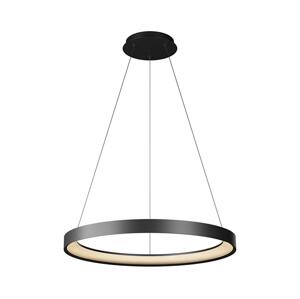 Top Light Top Light-LED St. lustr na lanku ORBIT LED/40W/230V 3000-6500K pr.50 cm černá+DO