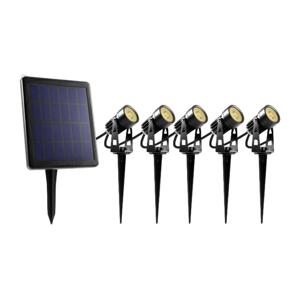 SADA 5x LED Venkovní lampa se solárním panelem LED/4000 mAh IP44