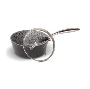 Lamart Lamart - Granitový ík s poklicí 16 cm černá/šedá/nerez