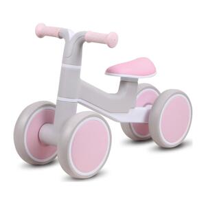 Buddy Toys Odrážedlo KVADROLET šedá/růžová
