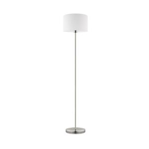 Eglo Eglo - Stojací lampa TUNJA 1xE27/60W/230V matný chrom/bílá