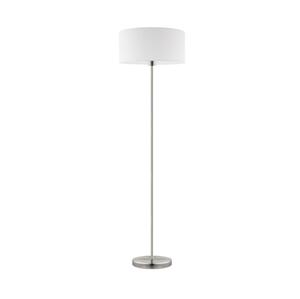 Eglo Eglo - Stojací lampa TUNJA 1xE27/60W/230V matný chrom/bílá