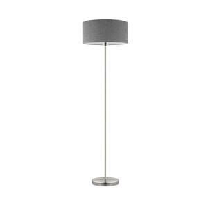 Eglo Eglo - Stojací lampa TUNJA 1xE27/60W/230V matný chrom/šedá