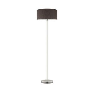 Eglo Eglo - Stojací lampa TUNJA 1xE27/60W/230V matný chrom/hnědá