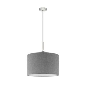 Eglo Eglo - Lustr na lanku TUNJA 1xE27/60W/230V šedá