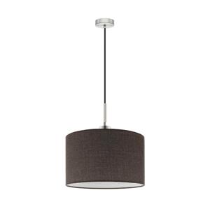 Eglo Eglo - Lustr na lanku TUNJA 1xE27/60W/230V hnědá