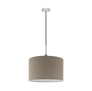 Eglo Eglo - Lustr na lanku TUNJA 1xE27/60W/230V taupe
