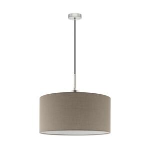 Eglo Eglo - Lustr na lanku TUNJA 1xE27/60W/230V taupe