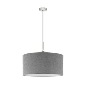 Eglo Eglo - Lustr na lanku TUNJA 1xE27/60W/230V šedá