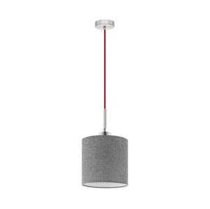 Eglo Eglo - LED  Lustr na lanku TUNJA 1xE27/60W/230V šedá