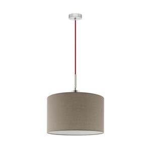 Eglo Eglo - Lustr na lanku TUNJA 1xE27/60W/230V taupe