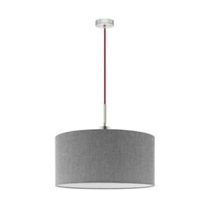 Eglo Eglo - Lustr na lanku TUNJA 1xE27/60W/230V šedá