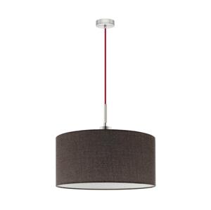 Eglo Eglo - Lustr na lanku TUNJA 1xE27/60W/230V hnědá