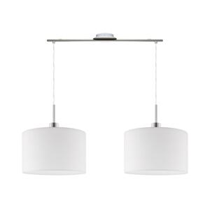 Eglo Eglo - Lustr na lanku TUNJA 2xE27/60W/230V bílá