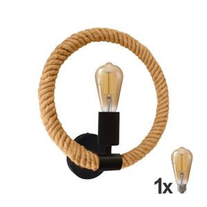 LED Nástěnné svítidlo ROPE ARTHUR 1xE27/10W/230V SA1203+BG0227