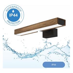 Brilagi Brilagi-LED Koupelnové osvětlení zrcadla WOODY MIRROR LED/8W/230V IP44 dub/černá