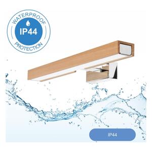 Brilagi Brilagi-LED Koupelnové osvětlení zrcadla WOODY MIRROR LED/8W/230V IP44 dub/chrom