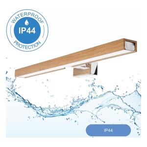 Brilagi Brilagi-LED Koupelnové osvětlení zrcadla WOODY MIRROR LED/12W/230V IP44 dub/chro