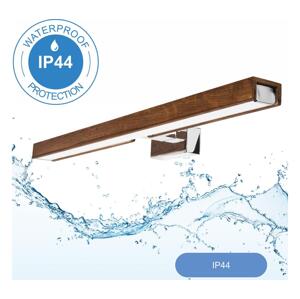 Brilagi Brilagi-LED Koupelnové osvětlení zrcadla WOODY MIRROR LED/12W/230V IP44 dub/chro