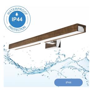 Brilagi Brilagi-LED Koupelnové osvětlení zrcadla WOODY MIRROR LED/12W/230V IP44 dub/chro