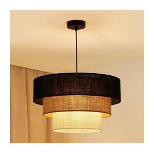 Brilagi Brilagi - Lustr na lanku ASPEN LUNETA 1xE27/15W/230V pr. 45 černá/béžová/krémová