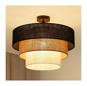 Brilagi Brilagi -Přisazený lustr ASPEN LUNETA 1xE27/15W/230V pr. 45 černá/béžová/krémová