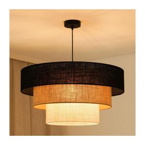 Brilagi Brilagi - Lustr na lanku ASPEN LUNETA 1xE27/15W/230V pr. 60 černá/béžová/krémová