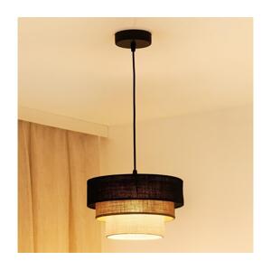 Brilagi Brilagi - Lustr na lanku ASPEN LUNETA 1xE27/15W/230V pr. 25 černá/béžová/krémová