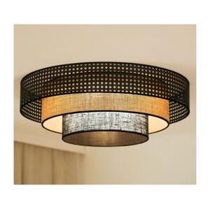 Brilagi Brilagi - LED Stropní svítidlo DAKOTA LUNETA LED/12W/230V pr. 60 cm černá/béžová