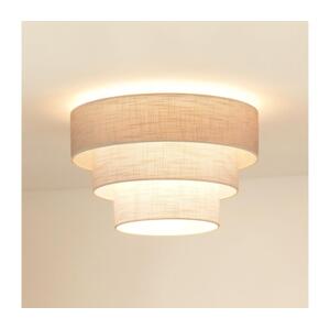 Brilagi Brilagi - Stropní svítidlo ALASKA LUNETA 1xE27/15W/230V pr. 45 cm šedá/krémová