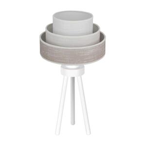 Brilagi Brilagi - Stolní lampa ALASKA LUNETA 1xE27/15W/230V šedá/krémová