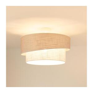 Brilagi Brilagi - Přisazený lustr DOVER SHINE 1xE27/15W/230V pr. 50 cm šedá/krémová