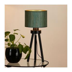 Brilagi Brilagi - Stolní lampa BOSTON ROLLER 1xE27/15W/230V zelená/zlatá