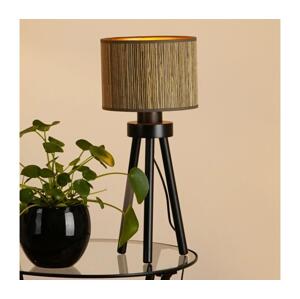 Brilagi Brilagi - Stolní lampa BOSTON ROLLER 1xE27/15W/230V hnědá/zlatá