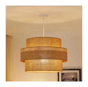 Brilagi Brilagi - Lustr na lanku SPACE YUTE 1xE27/15W/230V pr. 50 cm béžová/bílá